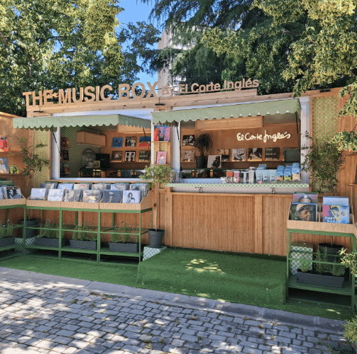 El Corte Inglés renueva The Music Box, la pop-up exclusiva del festival Noches del Botánico