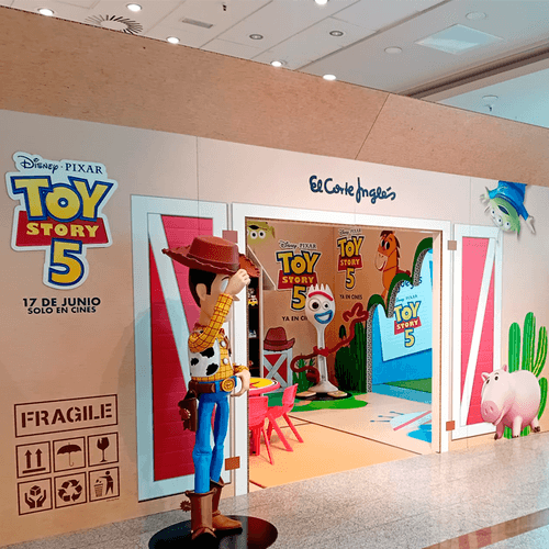El Corte Inglés celebra el estreno de Toy Story 5 de Disney y Pixar con una pop-up en El Bercial