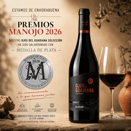 Sigue la cosecha de premios para los vinos de cooperativa El Progreso, con tres medallas en los concursos Manojo y FERCAM