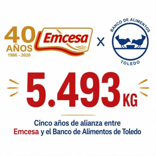 Emcesa y el Banco de Alimentos de Toledo cumplen 5 años de alianza