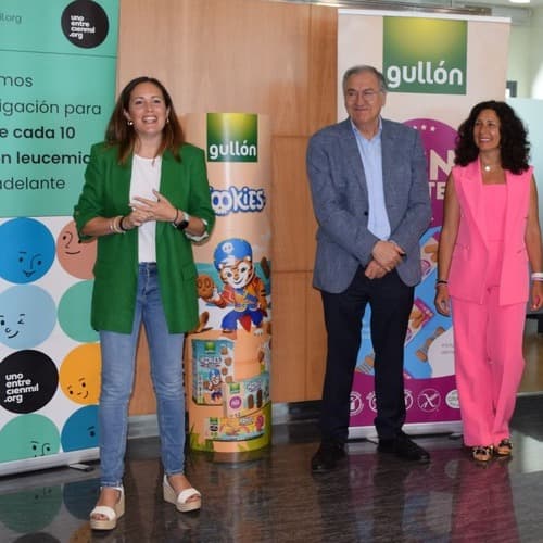 Gullón financiará más de 70 horas de investigación contra la leucemia infantil gracias a un almuerzo solidario