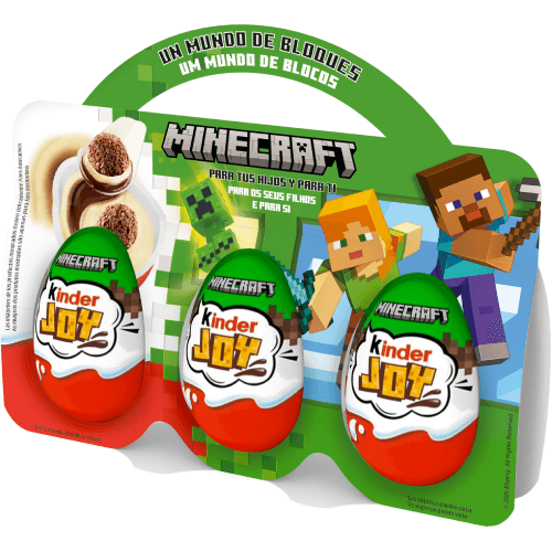 Kinder Joy x Minecraft: la alianza que lleva el universo del videojuego más vendido al mundo real