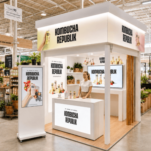Kombucha Republik llega al Mercado de La Paz y al Mercado de Chamartín con una experiencia para descubrir la kombucha en Madrid