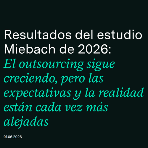 Resultados del estudio de outsourcing de Miebach 2026